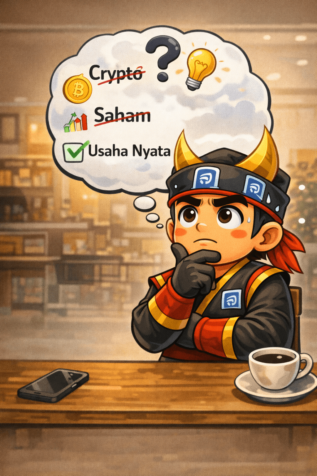 usaha nyata vs investasi